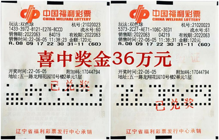 揭秘双色球，中得四个红球一个蓝球奖金揭晓