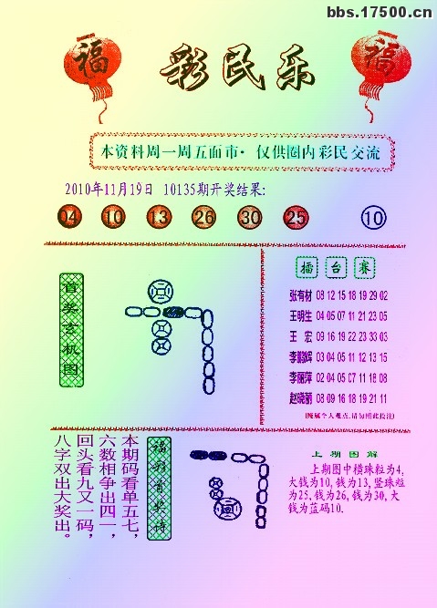 双色球字谜