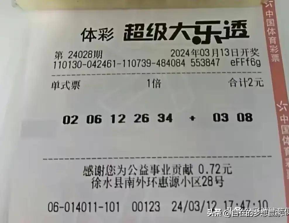 探秘大乐透21043期，揭秘开奖结果与购彩心得