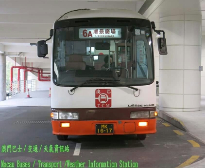 澳门6A公交车路线一览表图最新版详解澳门n6公交车